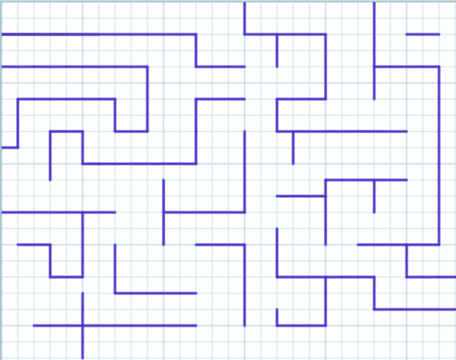 virtual graph paper maze