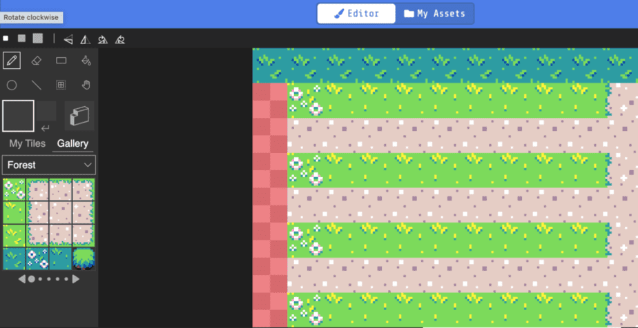 tile map in MakeCode Arcade