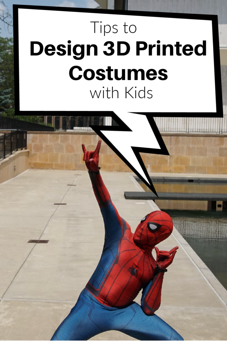 Tips to Designing 3D Printed Costumes with Kids