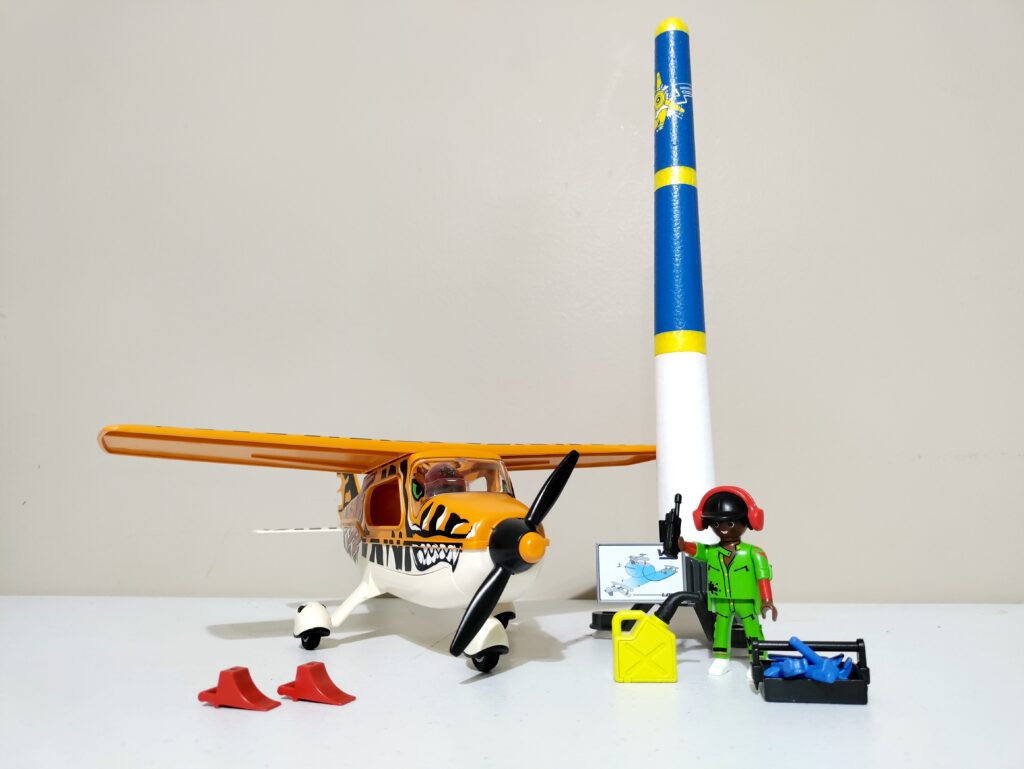 PLAYMOBIL Air Stunt Show Tiger Propeller Plane