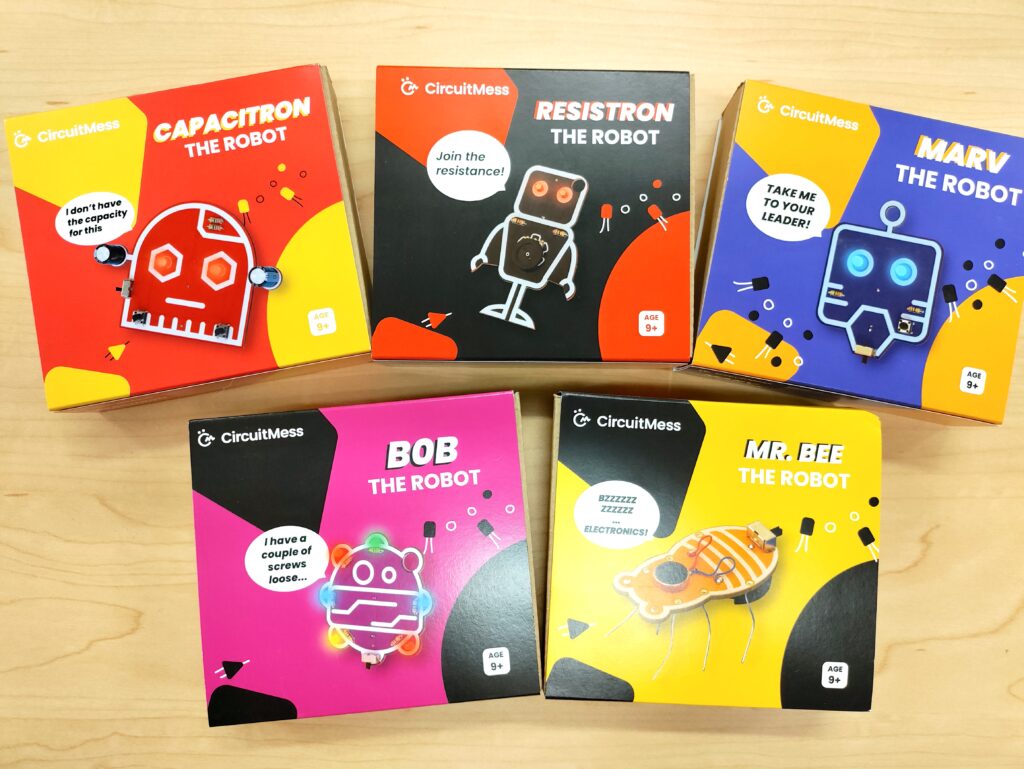 set of Easy Beginner Soldering Kits by CircuitMess
