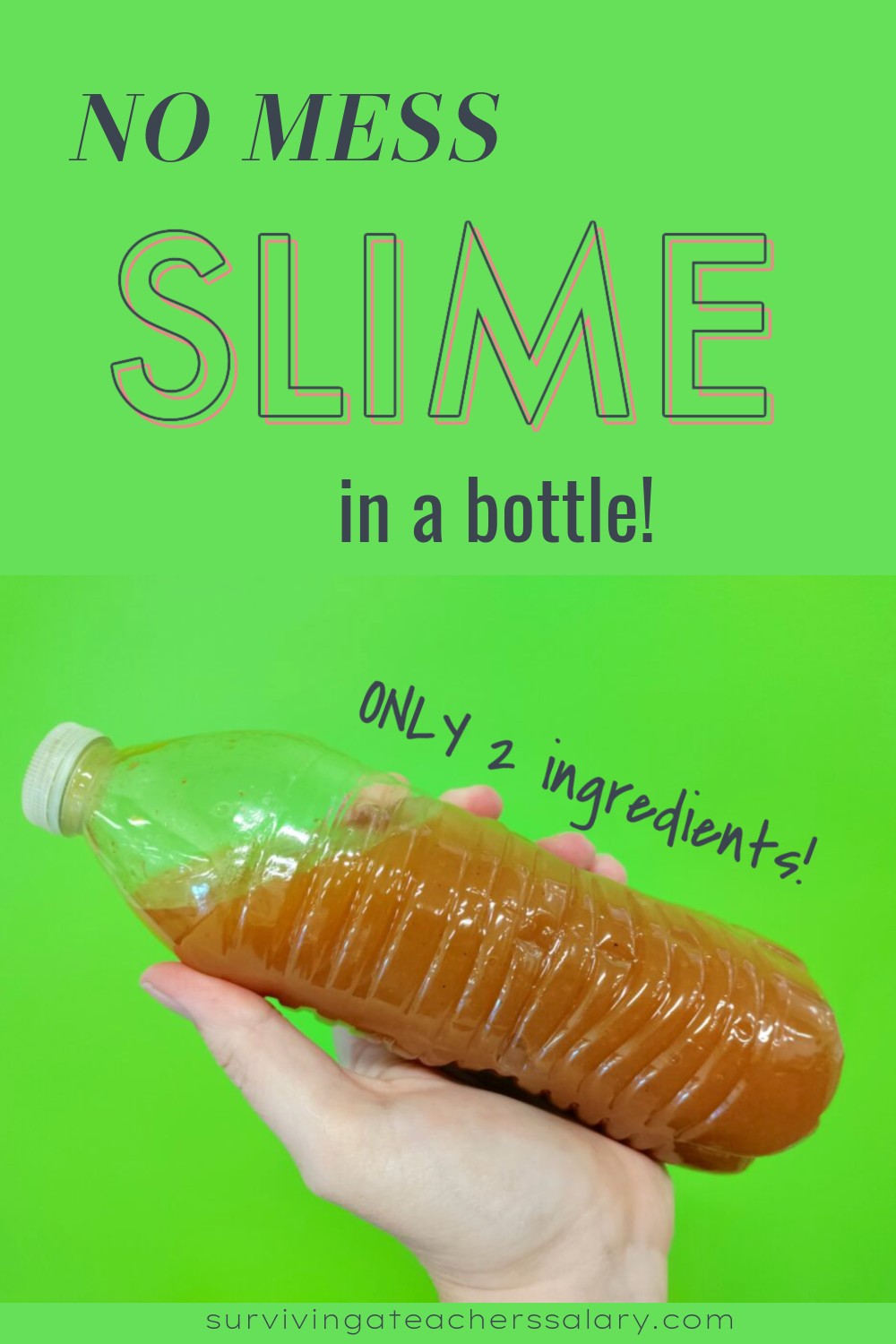 No Mess Slime Recipe for Large Groups