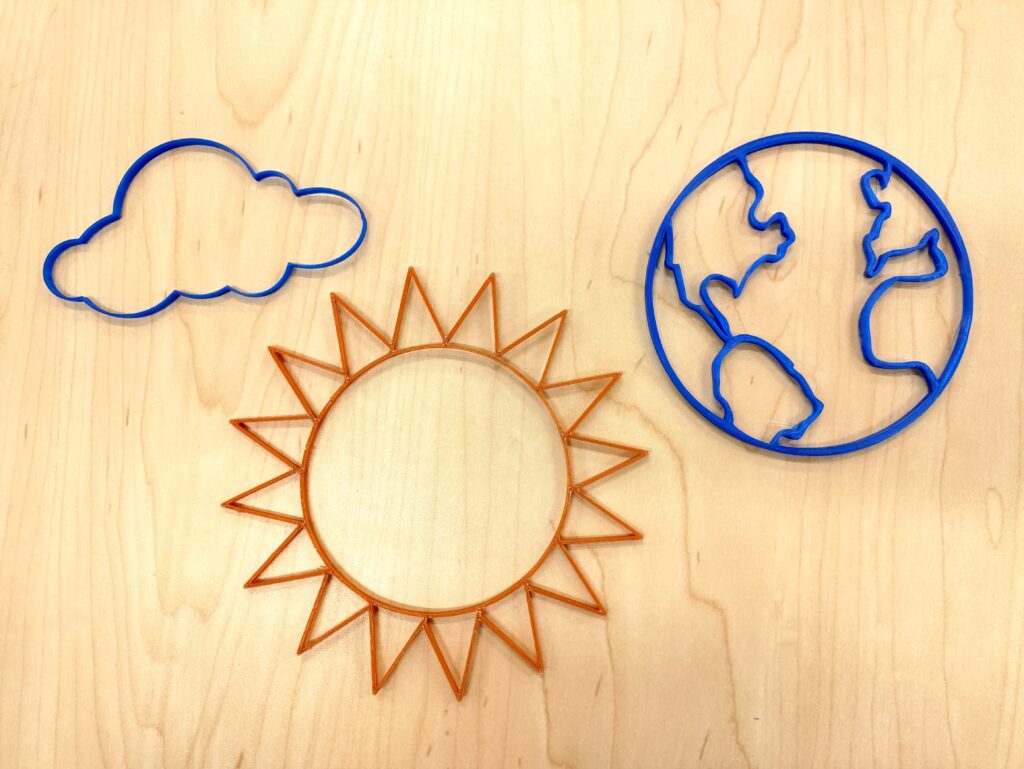3d printed weather designs from coloring pages