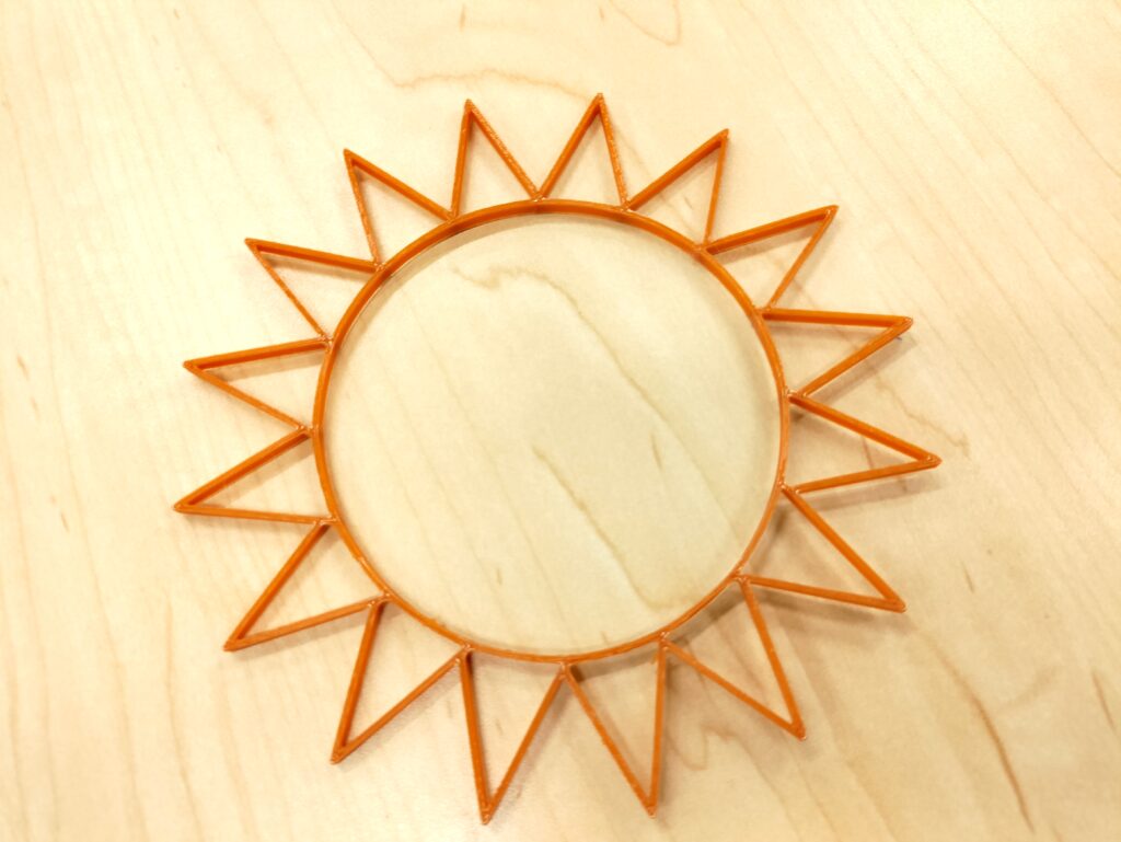 3d printed sun catcher