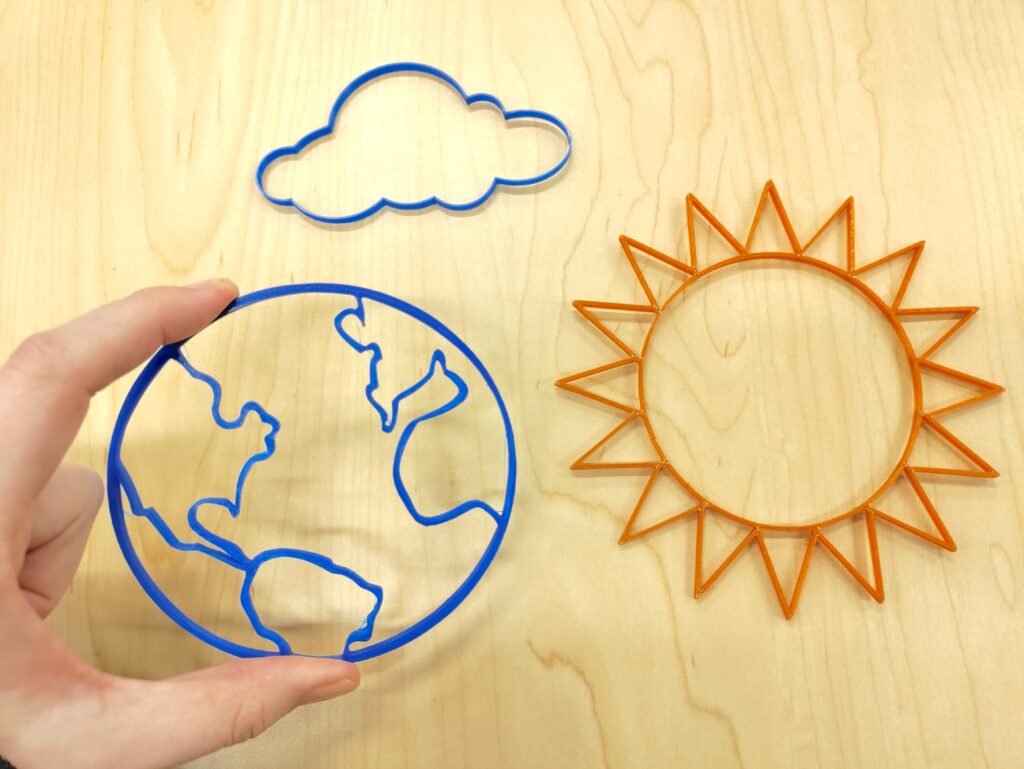 3d printed weather designs from coloring pages