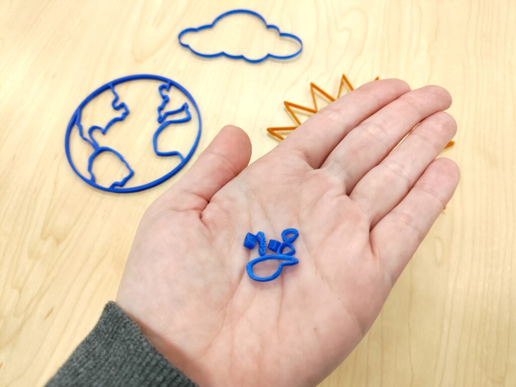 extra 3d printed junk pieces