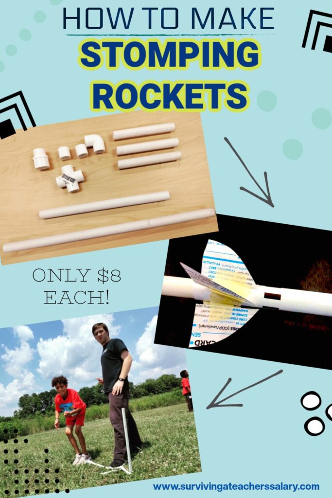 how to make diy stomping rockets STEM activity