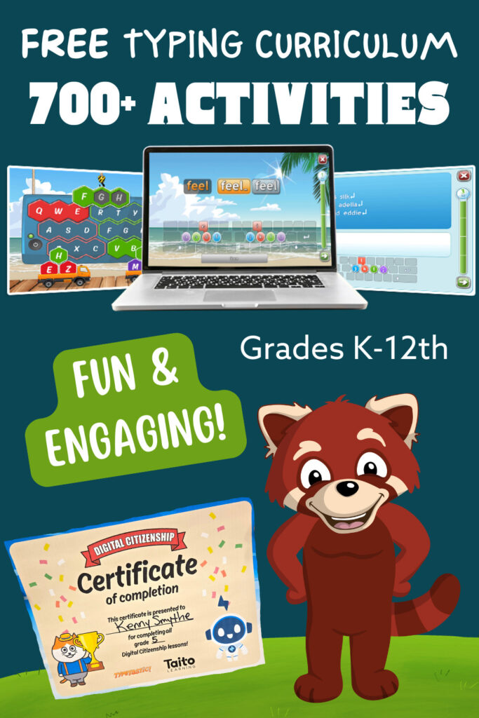 Taito Learning Typetastic Typing Curriculum for Schools